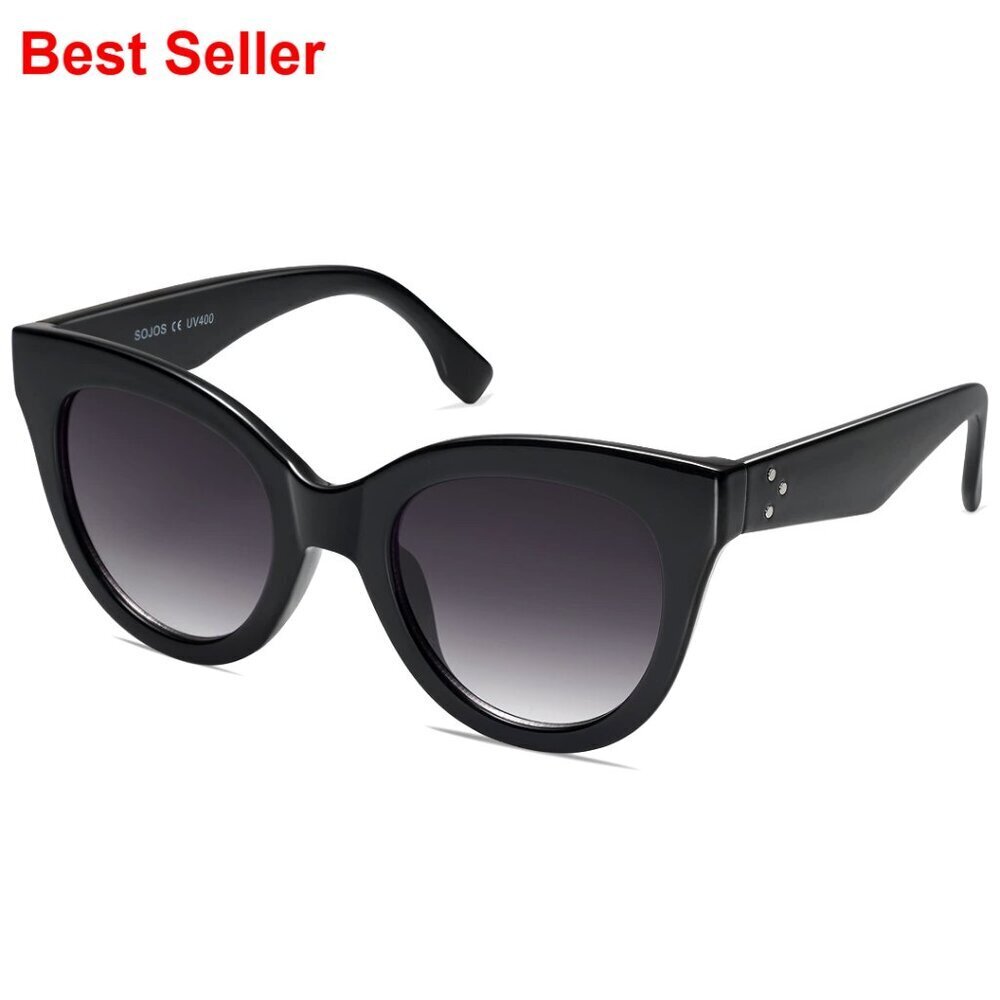 Retro Oversized Cateye Sunglasses Vintage Trendy Shades UV400 Protection
